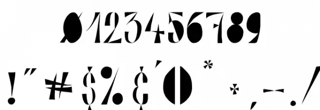 Alphabits-Fat Font OTHER CHARS