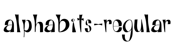 Alphabits-Regular  Frei Schriftart Herunterladen