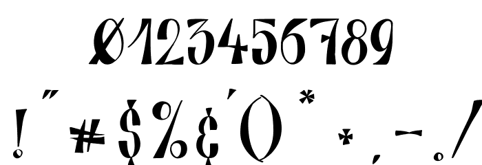 Alphabits-Regular Font OTHER CHARS