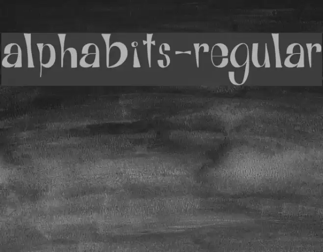 Alphabits-Regular Fuentes examples