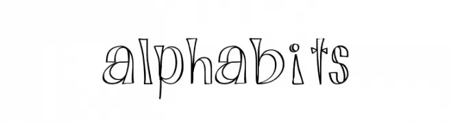 Alphabits  Fuentes Gratis Descargar