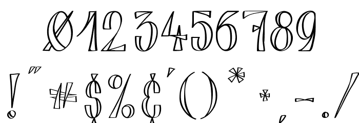 Alphabits Font OTHER CHARS
