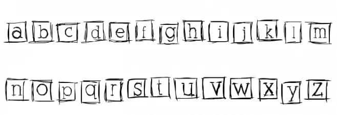 AlphabitsSquared Font UPPERCASE
