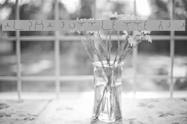 Alphabutt Letters A Font examples