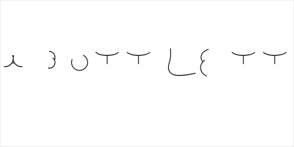 Alphabutt Letters A Logo