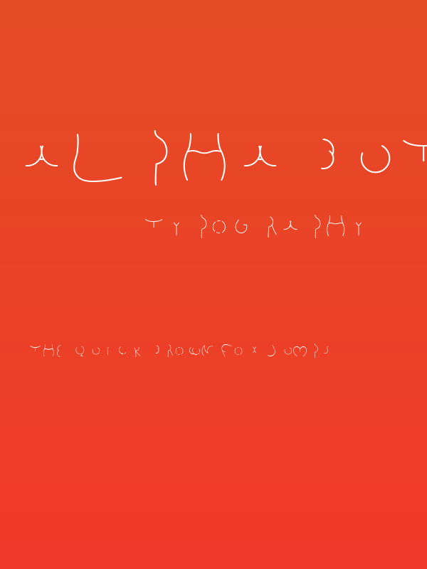 Alphabutt Letters A Poster