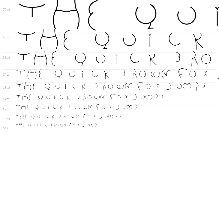 Alphabutt Letters A Waterfall