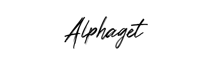 Alphaget  免费字体下载