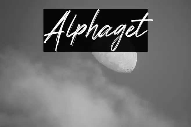 Alphaget خط examples