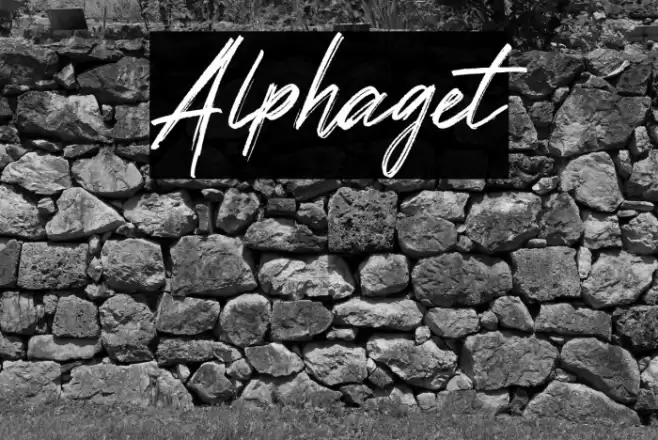 Alphaget خط examples