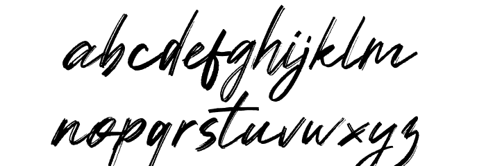 Alphaget Schriftart Kleinbuchstaben