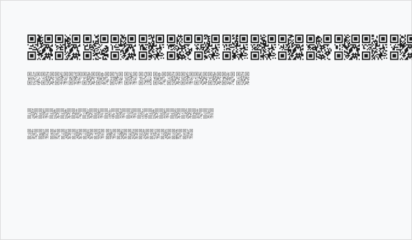 AlphanumericQR Space Business Card