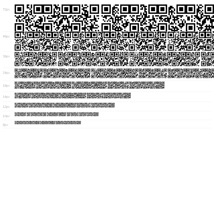 AlphanumericQR Waterfall