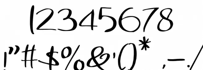 Alphard Font OTHER CHARS