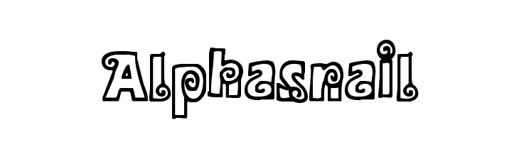 Alphasnail  Frei Schriftart Herunterladen