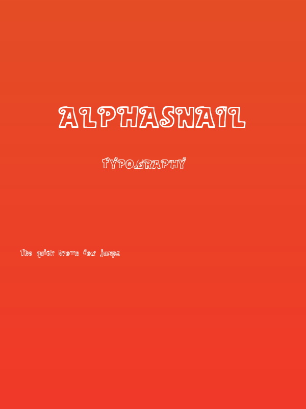 Alphasnail Poster
