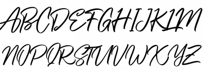 Alphasoil Free Regular Schriftart Groß