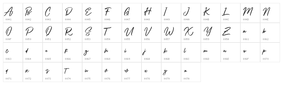 Alphasoil Free Regular Character Map