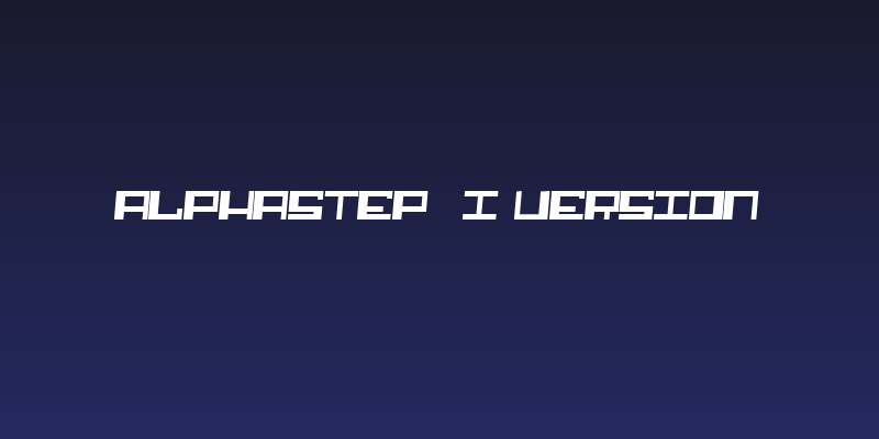 Alphastep  i version Social Header