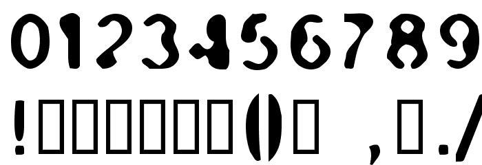 Alphawave Font OTHER CHARS