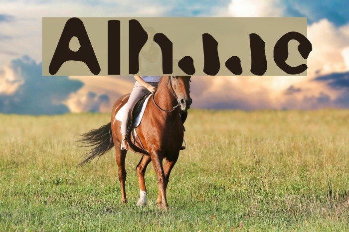 Alphawave Font examples