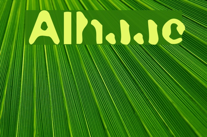 Alphawave Font examples