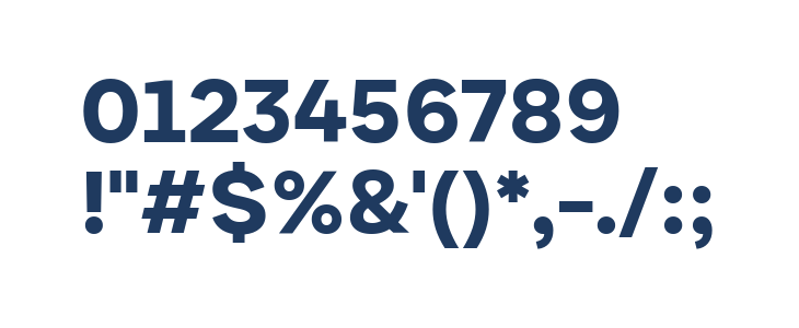 Alphazet SemiBold Other Characters