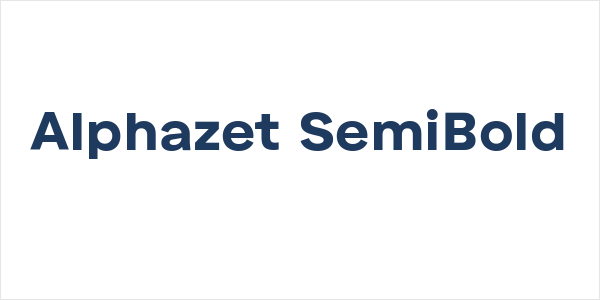 Alphazet SemiBold Logo