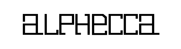 Alphecca  नि: शुल्क फ़ॉन्ट्स डाउनलोड