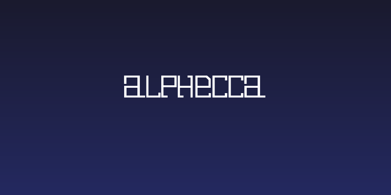 Alphecca Social Header