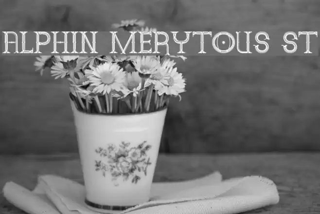 Alphin Merytous St Font examples