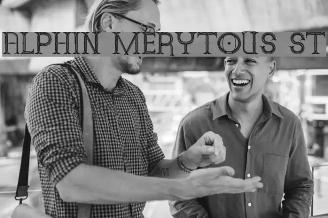 Alphin Merytous St Font examples