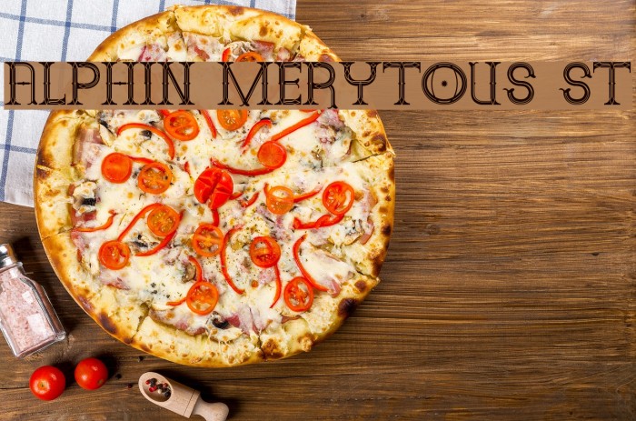Alphin Merytous St Font examples