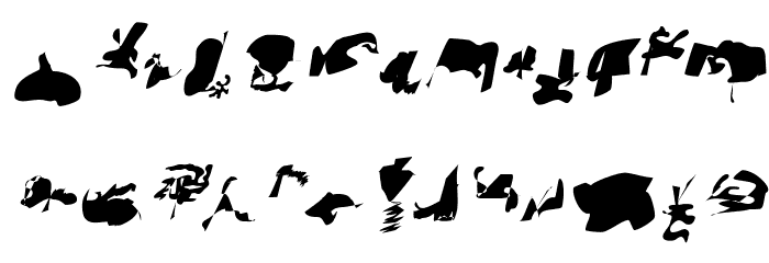 Alpina Oblique Font LOWERCASE