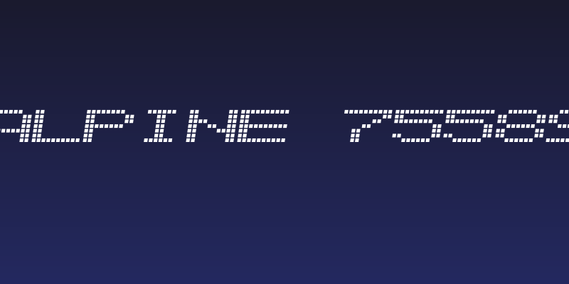 Alpine 7558S Social Header