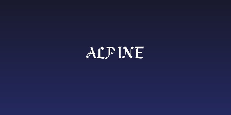 Alpine Social Header