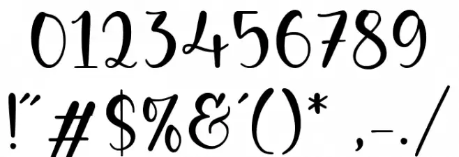 Alpinet Font OTHER CHARS