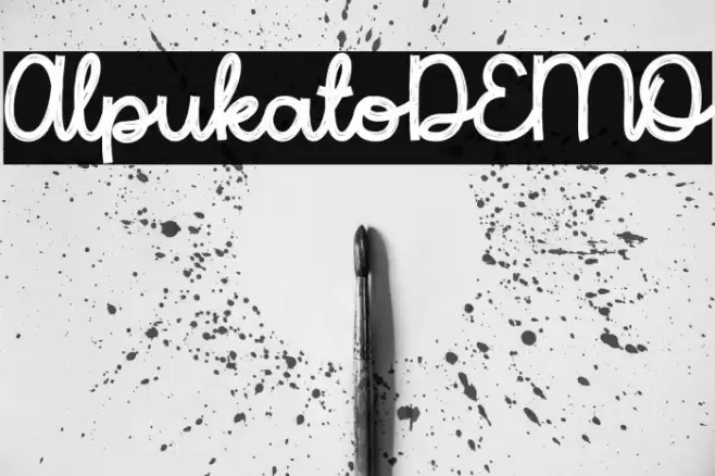 Alpukato-DEMO Font examples