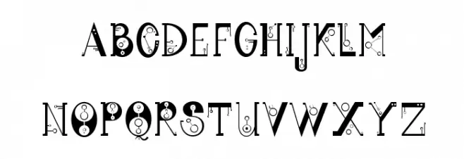 Alquimia Schriftart Groß