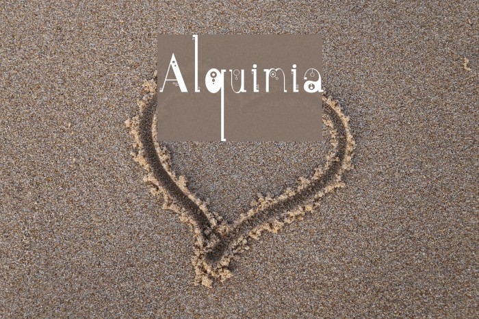 Alquimia Font examples
