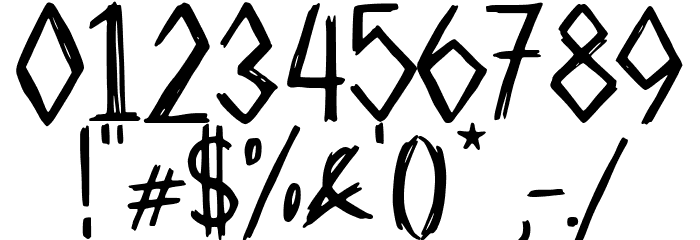 Already Broken Dull Demo Versio Font OTHER CHARS