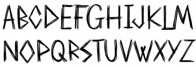 Already Broken Scratch Demo Ver Polices MAJUSCULES