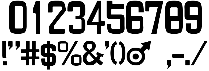 AlrightB Font OTHER CHARS