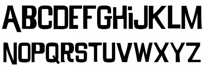 AlrightB 字体 大写