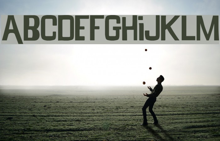 AlrightB Font examples