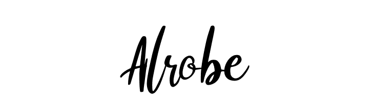 Alrobe  font caratteri gratis