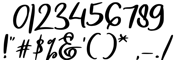 Alrobe Font OTHER CHARS
