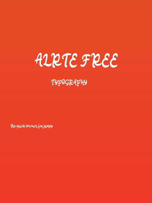 Alrte FREE Poster