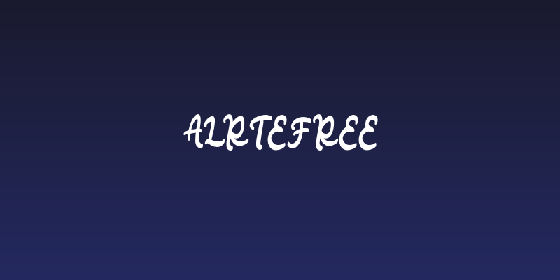 AlrteFREE Social Header