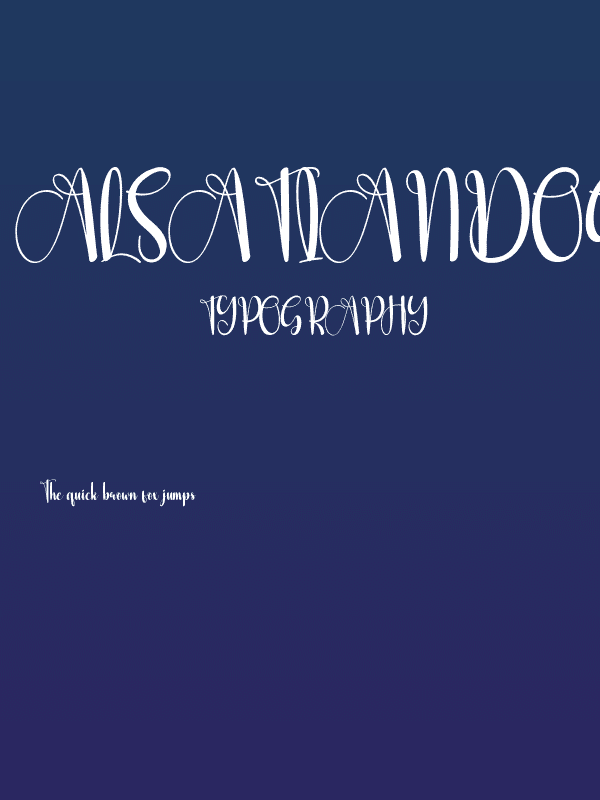 Alsatiandog Poster